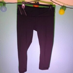 Lululemon cropped reversible leggings